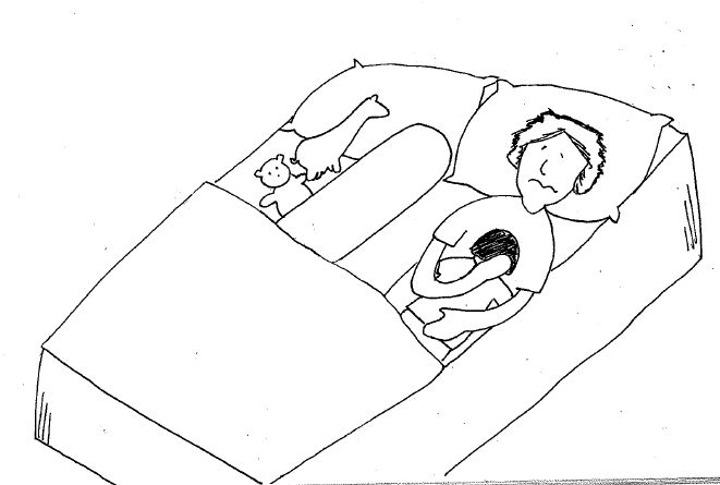 CoSleeping eczema cartoon