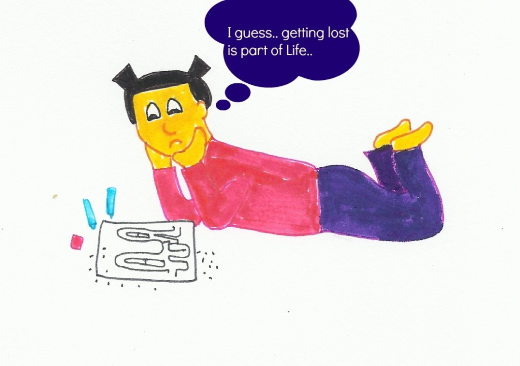 Puzzling thought to the Eczema Girl - Is getting lost in puzzles part of life? or a life lesson? Mind Boggling!