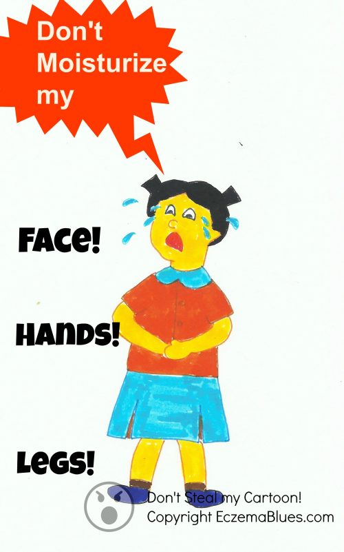A good moisturizer is one the eczema child uses!